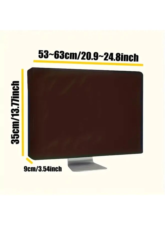 Black Elastic Monitor Cover HD Panel Anti Scratch Fits 61 71cm Screens No Residue - Image 2