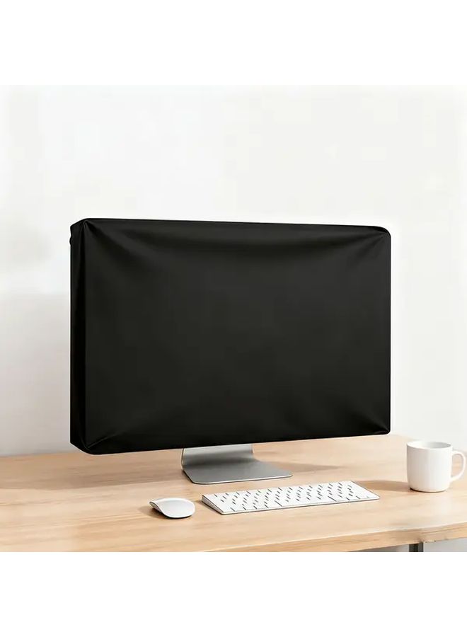 Black Elastic Monitor Cover HD Panel Anti Scratch Fits 61 71cm Screens No Residue - Image 4