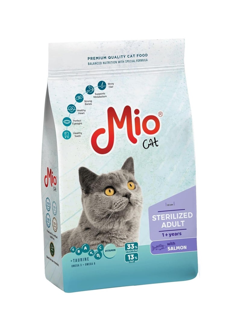 mio - Mio Turkish Cat Food Sterilized With Salmon 1 kg - Image 1