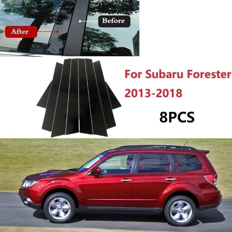 QASULER 8PCS Polished Pillar Posts for Subaru Forester - Image 5