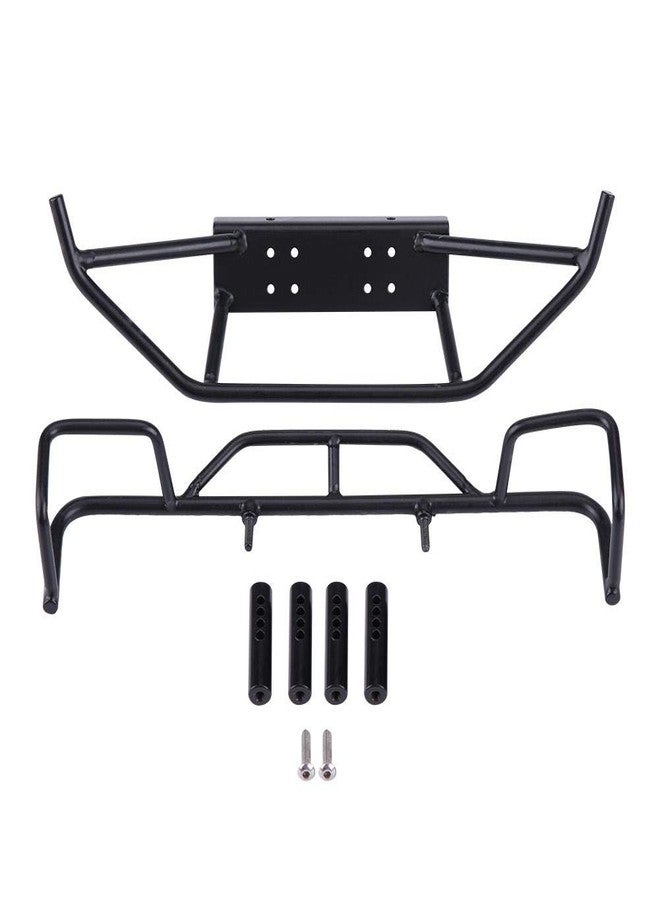 Dilwe RC Car Front Rear Bumper, Metal Front Rear Bumper for TF2 / TF1 1/10 Scale RC Crawler Car Model Vehicle Accessory - Image 1