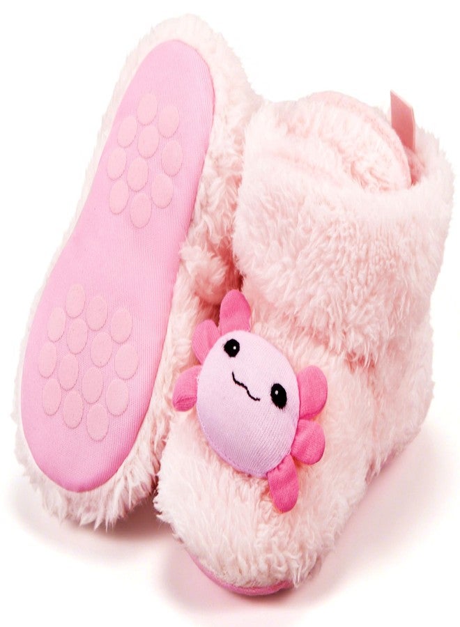 ShinyMatch Axolotl Baby Booties Newborn Baby Shoes Animal Unisex Infant Slippers for Toddler Infant Girl Boy(12-18 Months) - Image 1