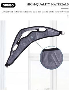 DUNISO Cervical Neck Traction Device for Home Use, Portable Neck Stretcher Hammock Over Door for Neck Pain Relief, Neck Sling for Spine Decompression, Neck Brace Fixation Gear Correction Stretcher, Physical Therapy Aids for Neck Decompression  - Image 4