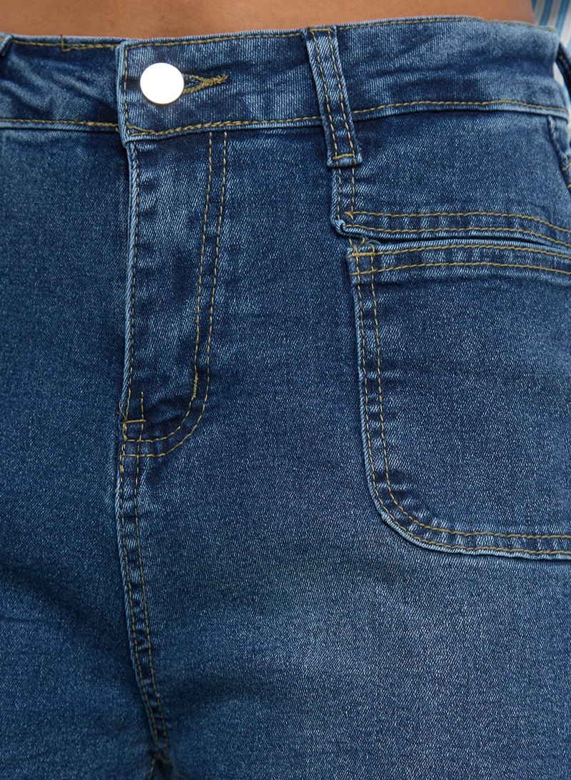 جينجر جينز واسع بخصر مرتفع وأرجل واسعة - Image 3