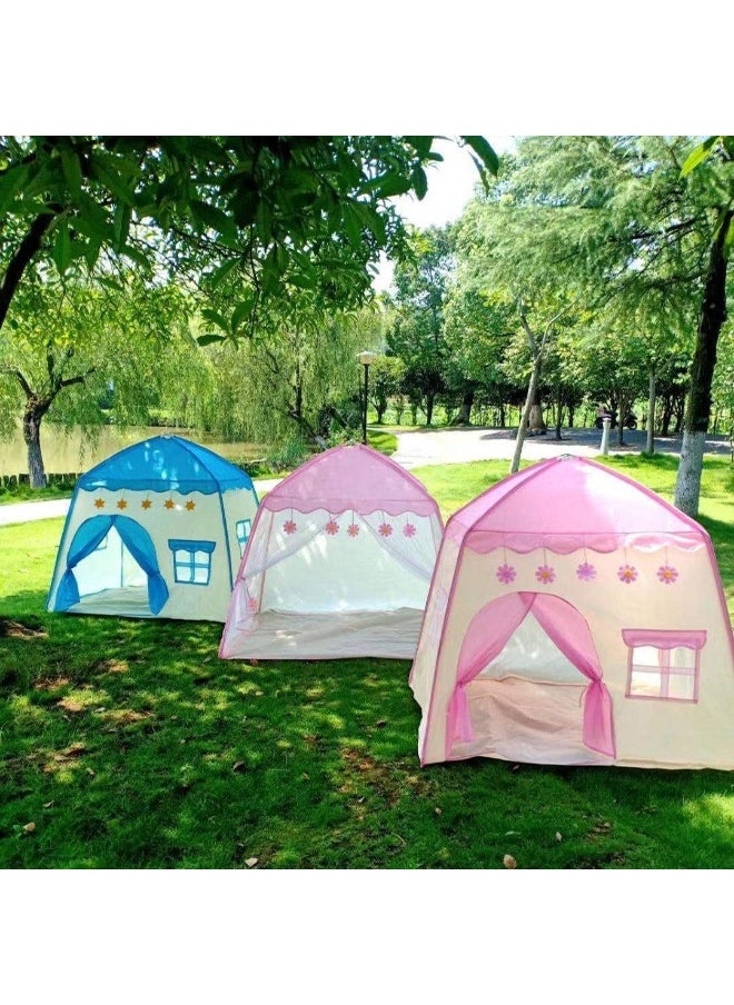 ECVV - Princess Tent for Girls/Play Tent Kids Tents and Playhouses Kids ，Children Playhouse for Indoor Outdoor ，Boys & Girls Birthday Gift | Ball light flower room| 130 * 100 * 130CM - Image 1