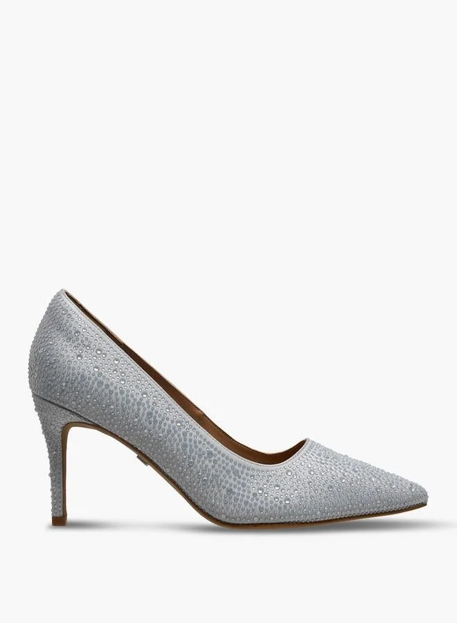Women Embellished Stiletto Heel Pumps