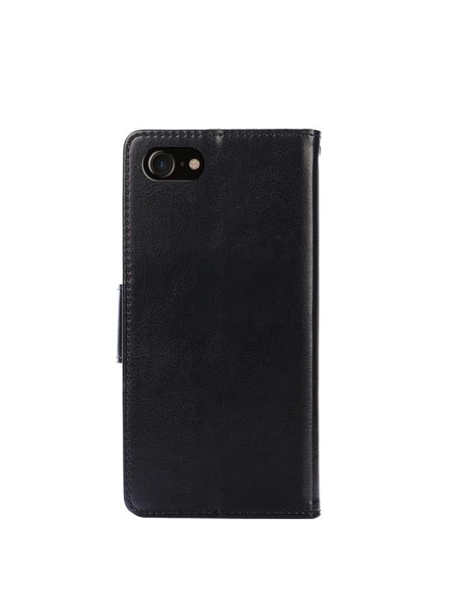 erorex Case For iPhone SE 2022 / SE 2020 / 8 / 7 Crystal Texture Horizontal Flip Leather Case with Holder & Card Slots & Wallet - Image 3