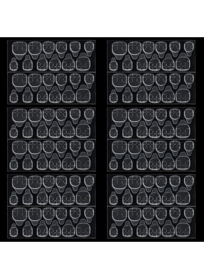 Wobe 600Pcs (25 Sheets) Doubleside Nail Glue Sticker Waterproof Breathable Jelly Double Sided Nails Adhesive Tabs For False Nail Tips Nail Glue Transparent Flexible Fake Nail Glue - Image 5