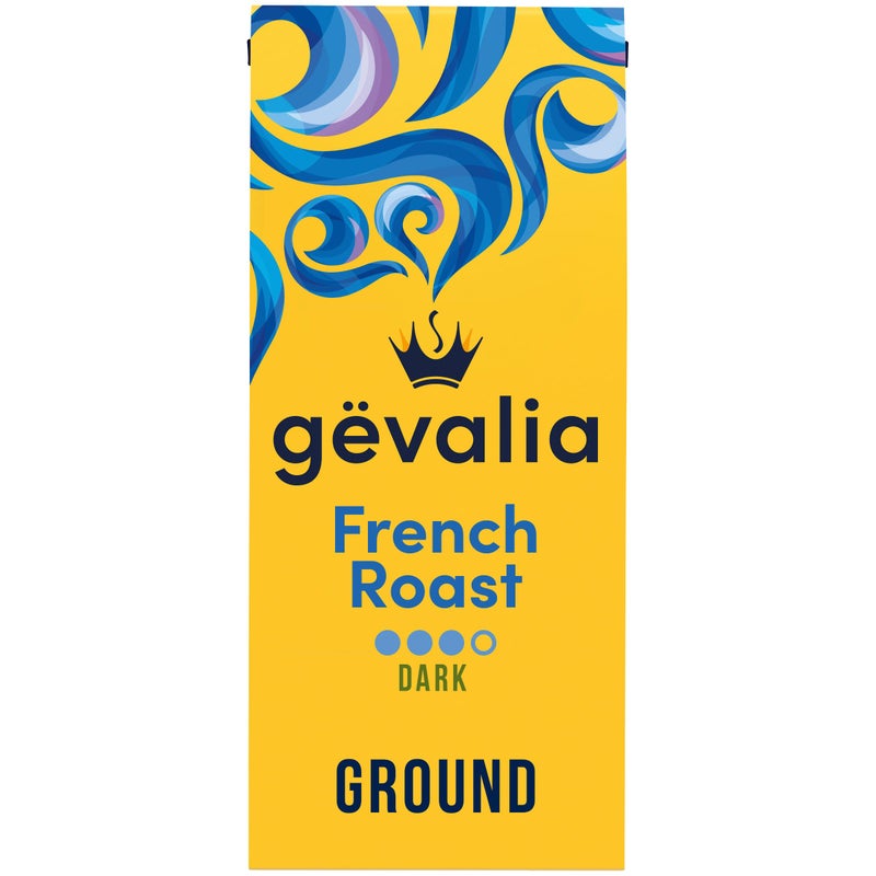 Gevalia French Roast Dark Roast Ground Coffee, 12 oz Bag - Image 1