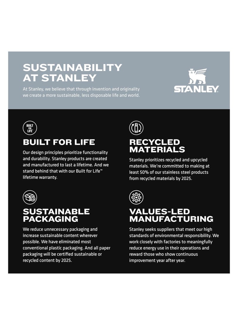 Stanly Quencher H2.0 FlowState Vacuum Insulated Stainless Steel Tumbler with Lid and Straw for Water, Iced Tea or Coffee, Smoothies and More, 40 oz - Image 4