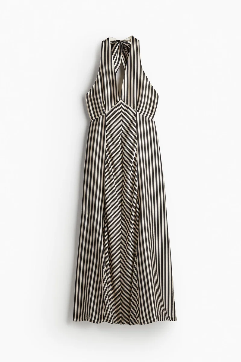 H&M Long halterneck dress
