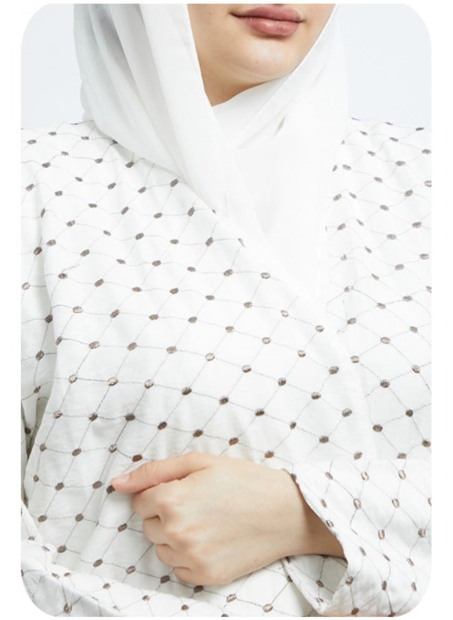 Evva Evva Luxury Saudi Abaya for Women – Elegant Open Front Modest Wear in Premium Fabric – Ideal for Ramadan, Eid, and Everyday Eleganc  - Image 3