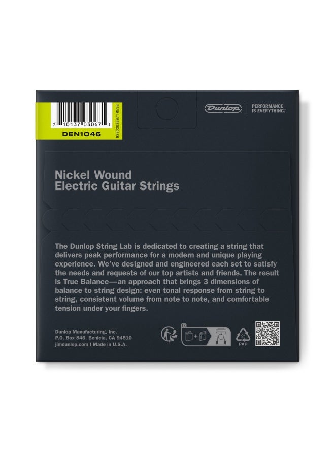 Dunlop DEN1046 Nickel Wound – Electric Guitar Strings 10-46 - Image 2
