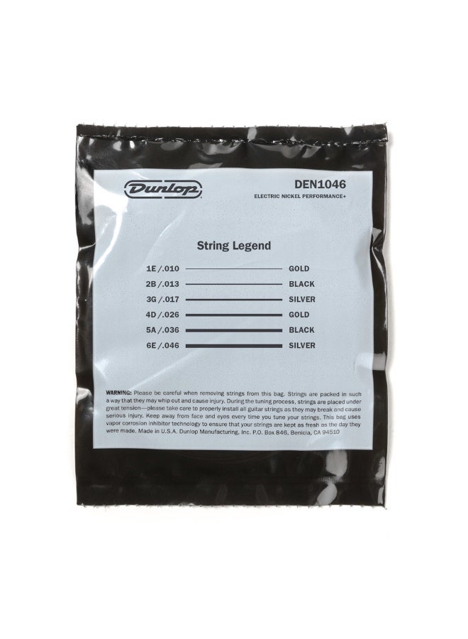 Dunlop DEN1046 Nickel Wound – Electric Guitar Strings 10-46 - Image 3