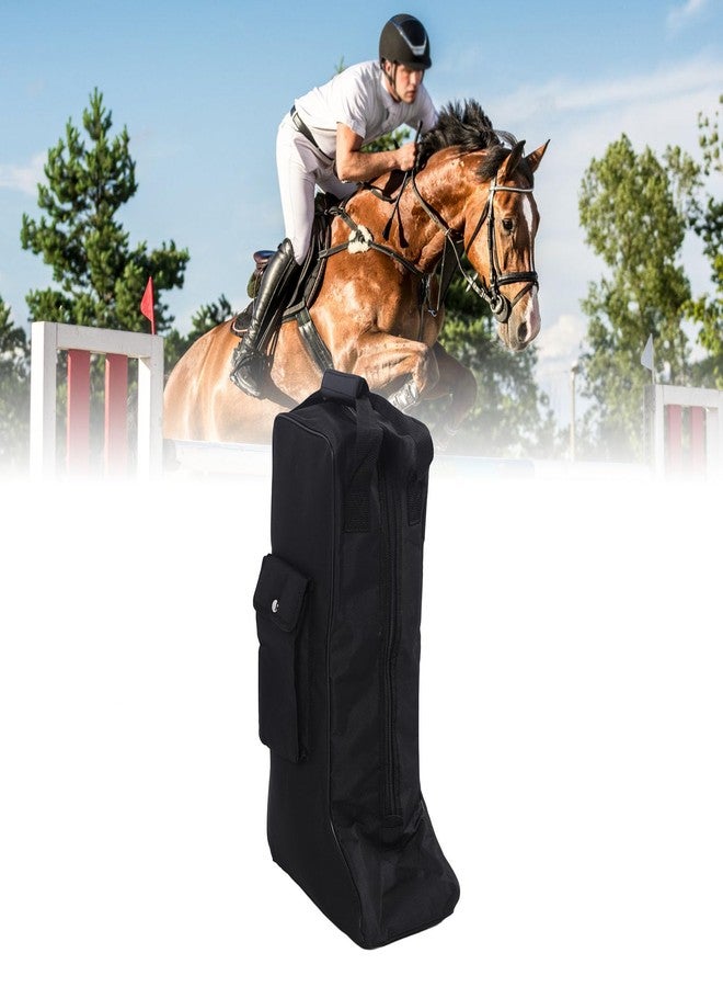 Leopacat Cowboy Boot Bag for Travel & Storage - Holds Up to 8 Pairs, Fits Boots Up to 13" Tall | Oxford Cloth, Waterproof, Zipper | Boot Bag for Equestrian, Western, Riding Boots | Men & Women - Image 5