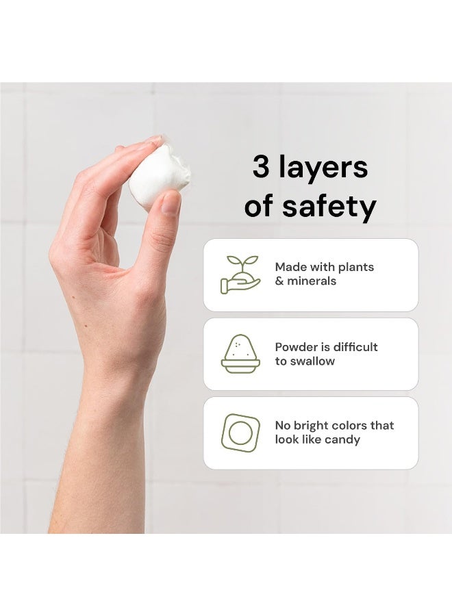 Grab Green Automatic Dishwashing Detergent Pods, 60 Count, Fragrance Free, Plant and Mineral Based, Superior Cleaning, Powerful Grease Removal, Brilliant Shine - Image 4