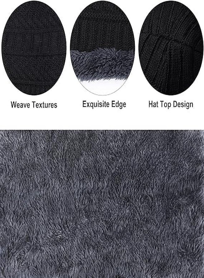 ELRINZA Neck Scarf, Winter & Neck Scarf with Fleece, Unisex Beanie with Neck Warmer for Men & Women,Thermal Cap Maroon - Image 5