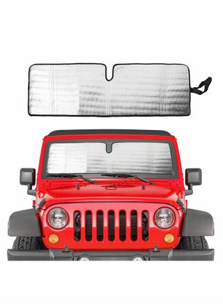 Windshield Sun Shade, Fit for 1997-2018 Jeep Wrangler TJ JK JKU, Sunshades Heat Shield, Aluminum Foil Triple Laminate Structure (Silver) - pzsku/Z46AE8F0B45F67B7D192BZ/45/_/1721723225/a3be42a8-fa52-46dd-aeb3-13535e41de47