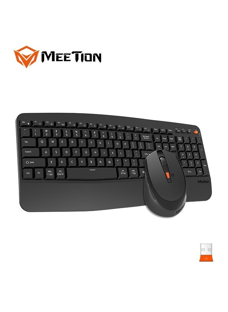 Meetion ميتشن 2.4 جيجاهرتز/لاسلكي وبلوتوث مزدوج تصميم مريح للمدير - Image 2