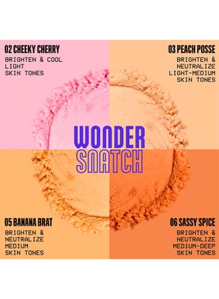Wonder Snatch Powder, Lifting Loose Powder, Up to 16 HR sweat-proof & non-smudging wear, Banana Brat - view 5