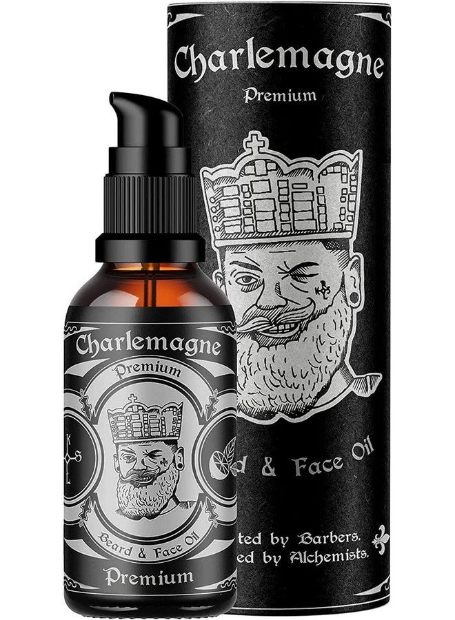شارلمان زيت اللحية شارلمان - 30 مل - زيت عناية باللحية للرجال، نباتي ومعطر برائحة الجلد - يعزز نمو اللحية - صنع في ألمانيا - Image 1