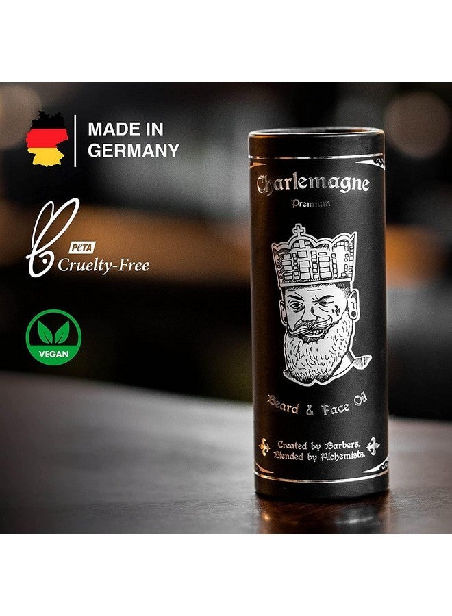 شارلمان زيت اللحية شارلمان - 30 مل - زيت عناية باللحية للرجال، نباتي ومعطر برائحة الجلد - يعزز نمو اللحية - صنع في ألمانيا - Image 4