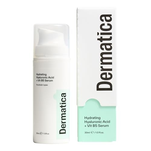 Dermatica Hyaluronic Acid Hydrating Face Serum with Vitamin B5 AntiAgeing and AntiWrinkle Skincare I Fast Absorbing Hydrating Serum for Dehydrated Skin Fragrance Free Skin Care 30ml - Image 1