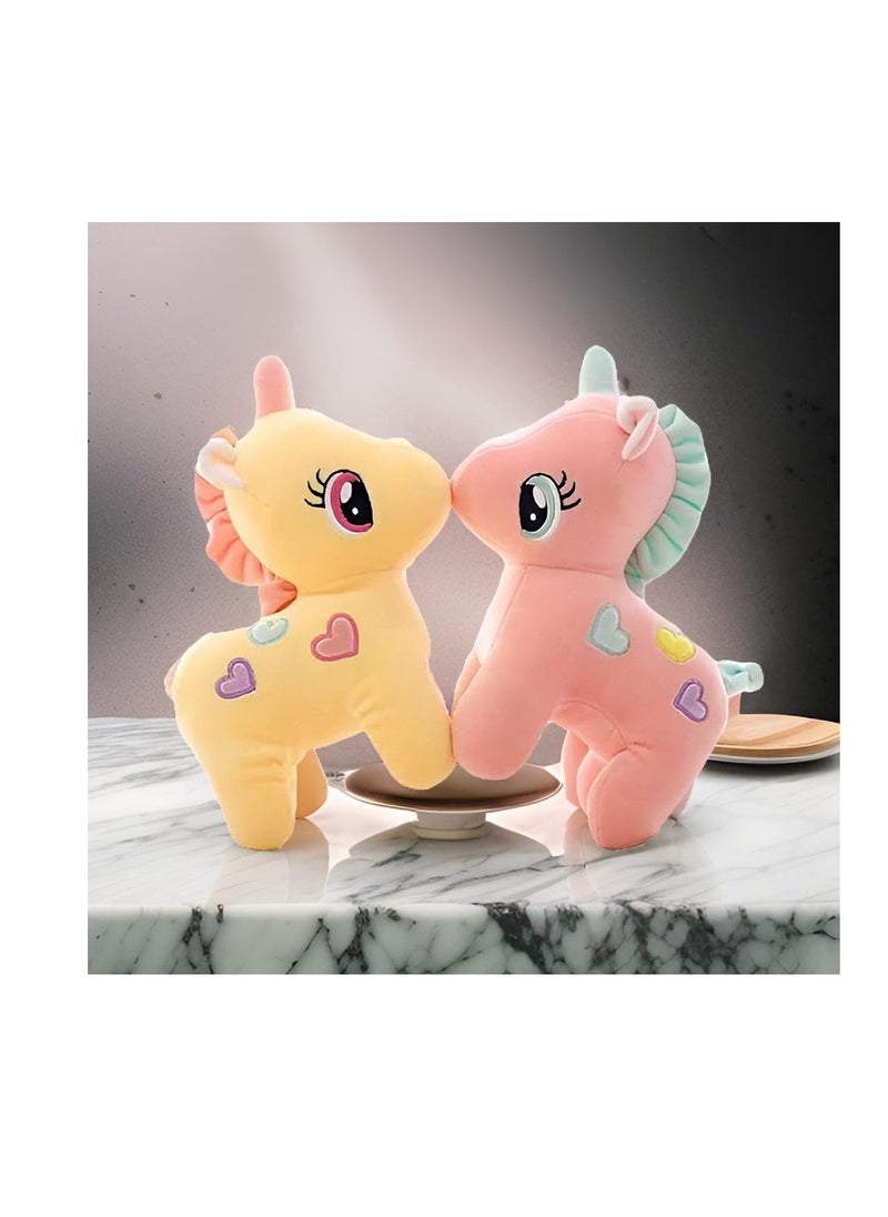 Cute Stuffed Unicorn Doll For Kids, Pillow, 30Cm, Multicolor  - Image 4