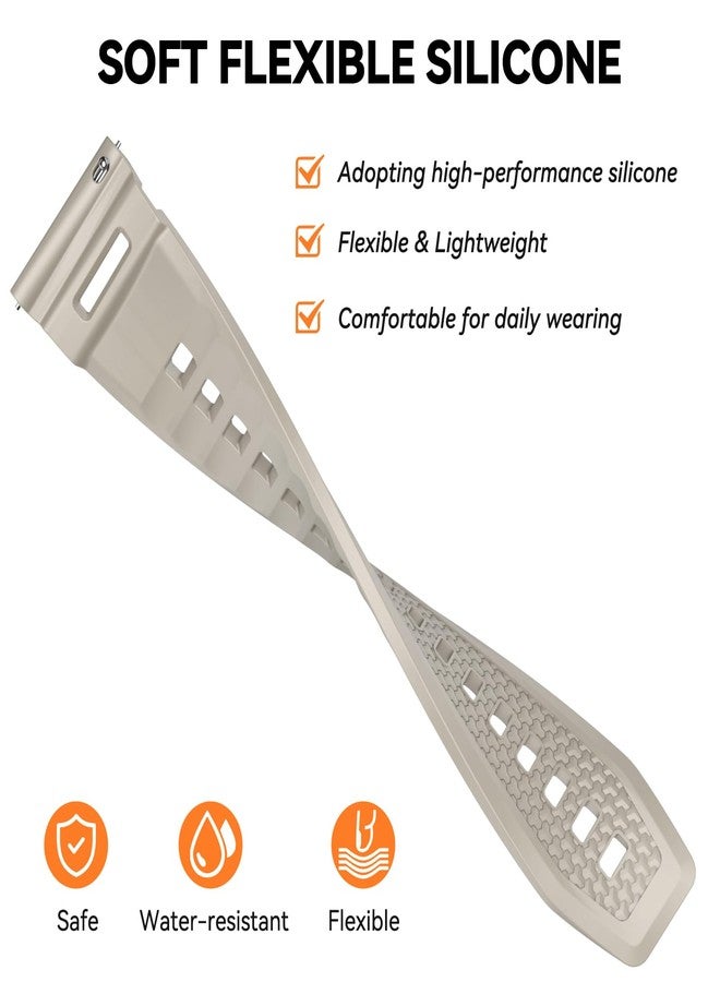 OVERSTEP Watch Band Compatible with Garmin Venu X1, 24mm Silicone Replacement Bands for TicWatch Altas/TicWatch Pro 5/Pro 5 Enduro Smartwatch - Image 4