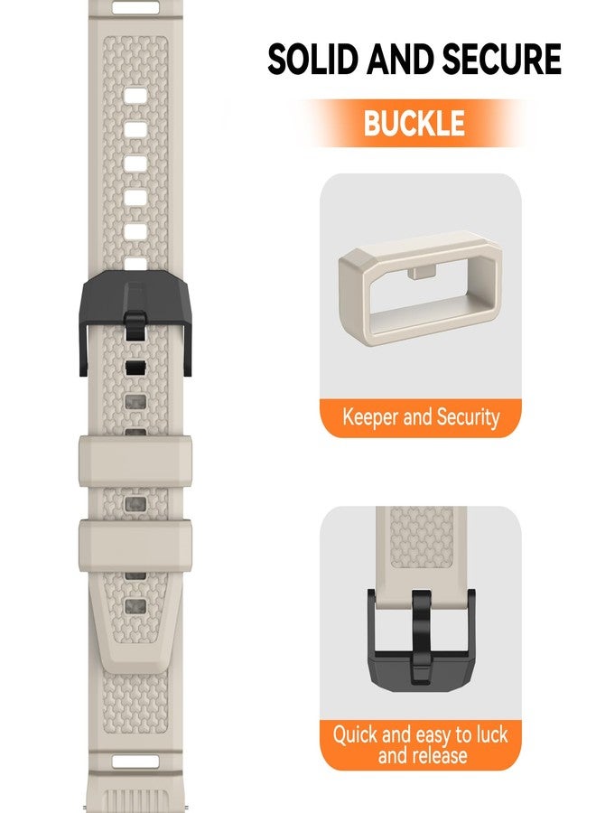 OVERSTEP Watch Band Compatible with Garmin Venu X1, 24mm Silicone Replacement Bands for TicWatch Altas/TicWatch Pro 5/Pro 5 Enduro Smartwatch - Image 5