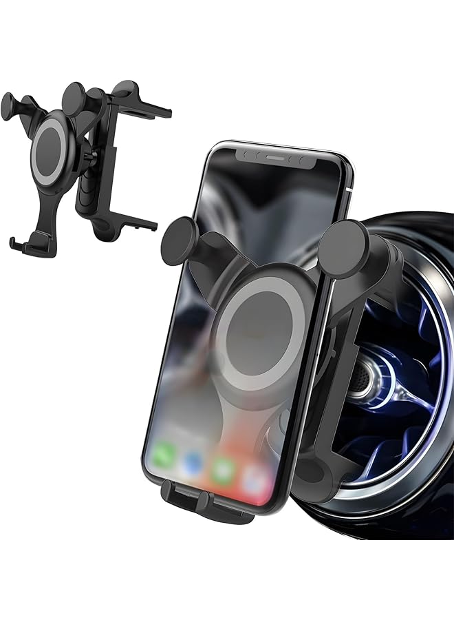 Green Tiger Universal Car Vent Phone Holder - Secure Grip & Easy Access - Compatible with iPhone 16 15 14 13 12 Pro Max & for Samsung S24 S23 - Adjustable & Case Friendly Car Mount for Easy View