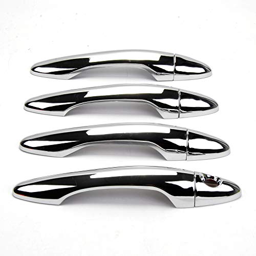Dreamseek Door Handle Cover for KIA Optima K5 2011 2012 2013 2014 2015 Exterior Triple Chrome Plated Molding Trim Decoration Protector wo Smart Keyhole