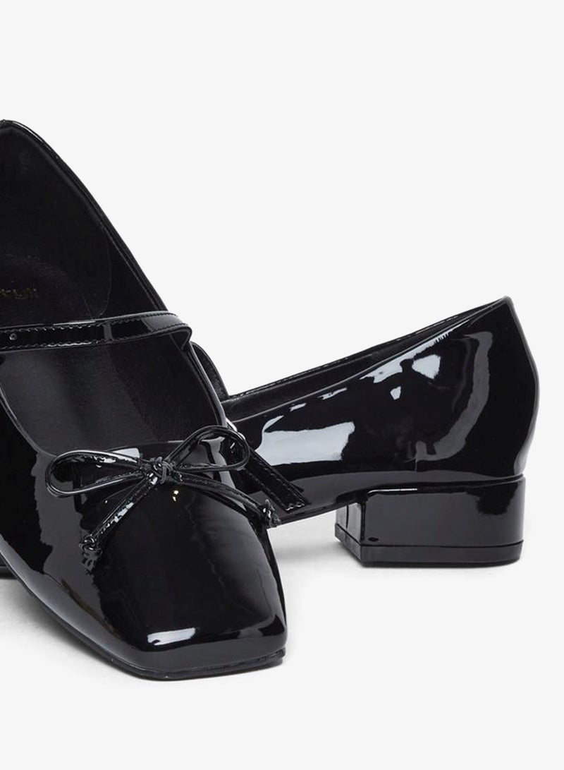 Styli Black Patent Mary Jane Shoes - Image 3