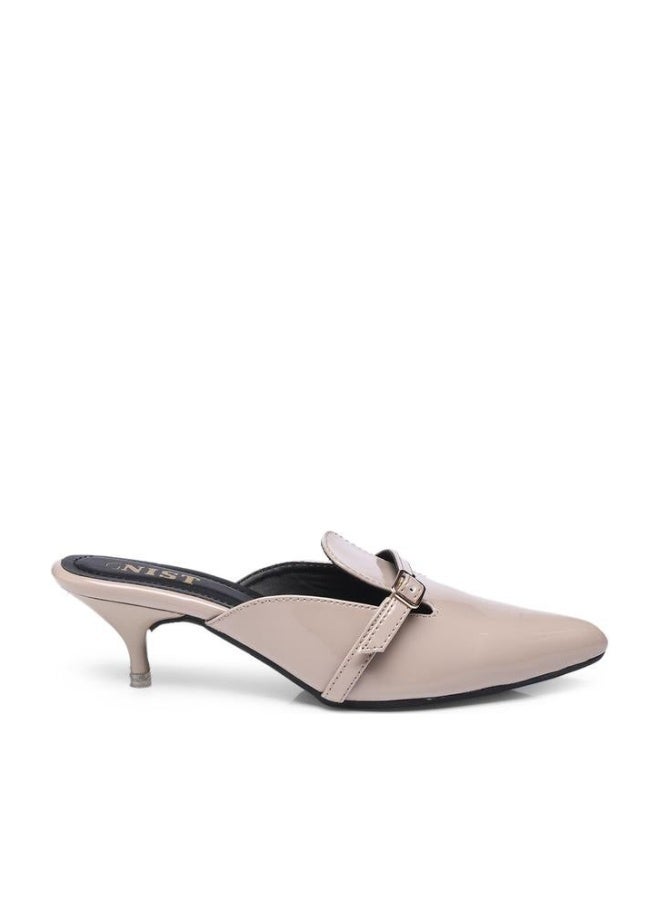 جنيست جي إن آي إس تي ميول بكعب قطة مدبب بتفاصيل إبزيم - Image 1