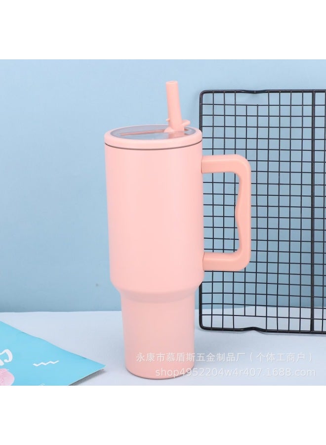 Three-generation 40oz Handle Car Cup Double-layer Vacuum Stainless Steel Thermos Cup Large-capacity Ice Bully Cup