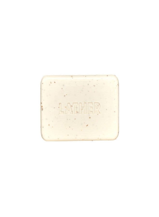 LATHER صابون لاذر المقشر - صابون مقشر للجسم - ينظف، ينقي ويقشر في آن واحد - استخدام يومي لطيف للنساء والرجال - صابون للجسم مع دقيق الشوفان ومستخلص الخيزران - 7 أونصات (عبوة من 2) - Image 2