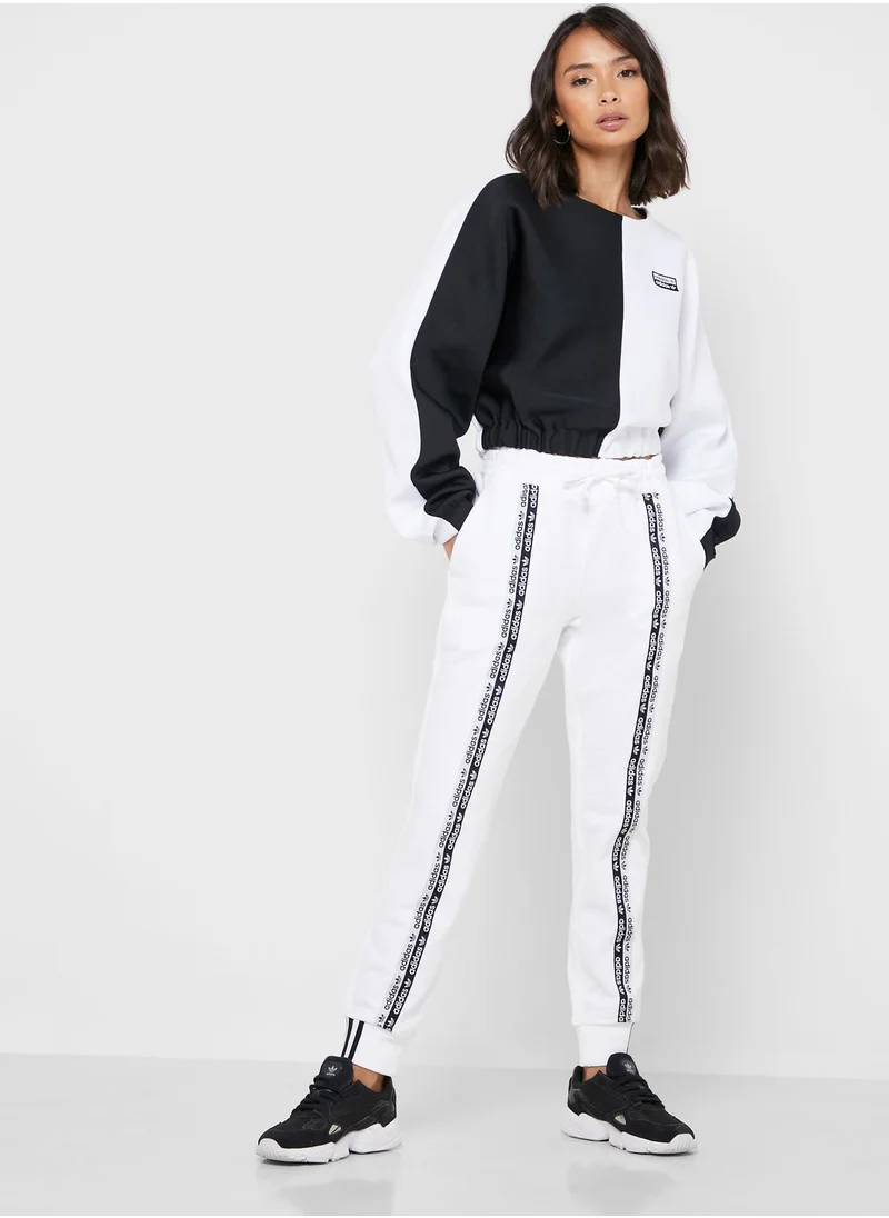 adidas Originals Logo Cuffed Sweatpants