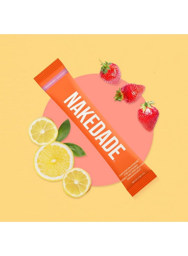 Nakedade - Performance Enhancing Sports Drink Powder - Strawberry Lemonade Electrolyte Powder - No GMOs or Artificial Sweeteners, Gluten-Free, Soy-Free, Dairy-Free - 16 Sticks