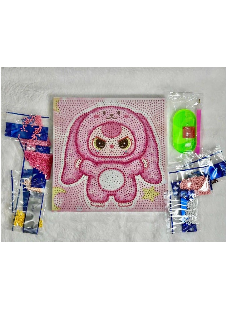 Diamond Painting Decoration for Kids Diamond Painting Cartoon Diamond Painting with Frame DIY Diamond Painting Kits Diamond Painting for Kids Beginners Children Adults Gifts Home Wall Decor  - Image 1