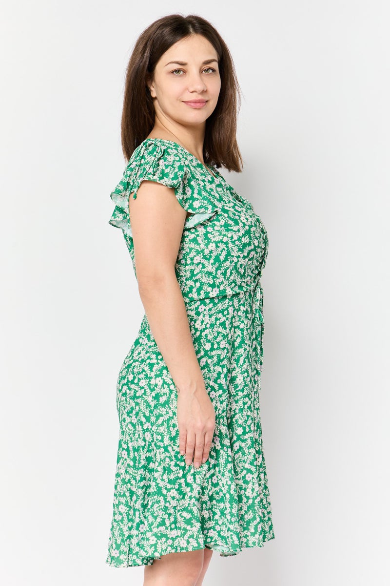 VERO MODA Your Choice x Vero Moda Women Floral Print Mini Dress, Multicolor - Image 2