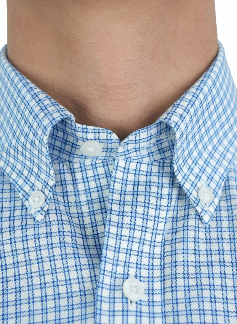 GIORDANO  Men's Wrinkle-Free Long Sleeve Cotton Oxford Shirt for Men | Best Price UAE