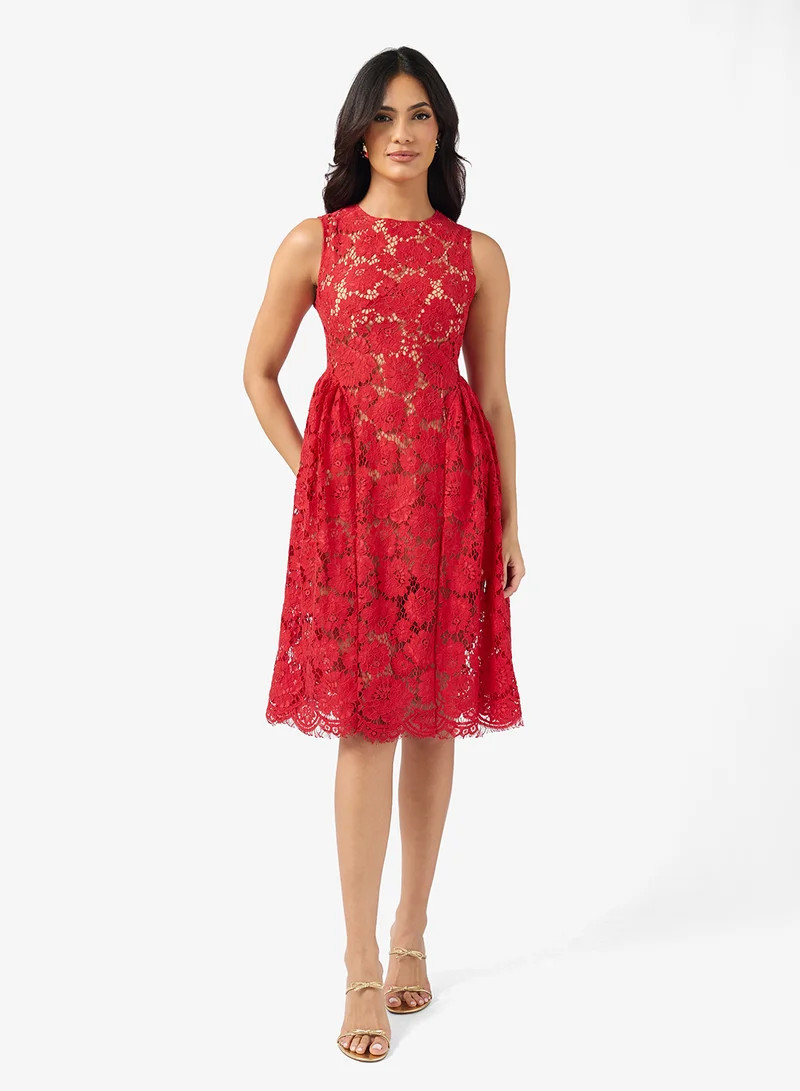 Ella Limited Edition  A-line Lace Dress for Women | Best Price UAE