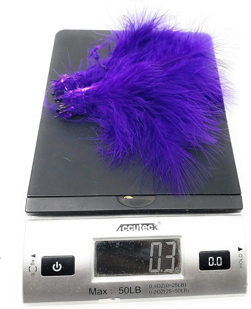 Creative Angler Strung Marabou Bird Feathers for Tying Fly Fishing Flies - Fly Tying Accessories - Perfect Choice for Tail & Wings and Easy to Tie On The Lure - Image 2