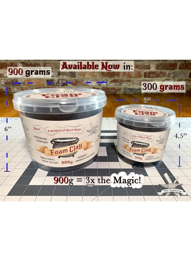 The Foamory Moldable Cosplay Foam Clay (Black) by - High Density - 900g - Air Dries Like EVA Foam, Light Weight, Sands and Paints Easily, Non-Toxic - Image 4