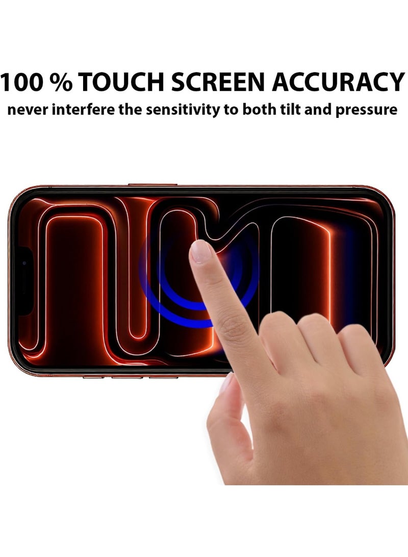 كايسلز واقي شاشة من الزجاج المقوى لهاتف ايفون 17 برو ماكس مقاس 6.9 بوصة - شفاف للغاية ومقاوم للخدش وواقي شاشة شفاف عالي الدقة (شفاف) - Image 3