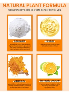 CARVENCHY Kojic Acid Soap Turmeric Bar, Anti-Acne Dark Spot Corrector Soap, Brightning Deep Cleansing Face And Body Turmeric Soap, Tretinoin Soap, Acne Facial Turmeric Kojic Acid Soap Bar  - Image 2
