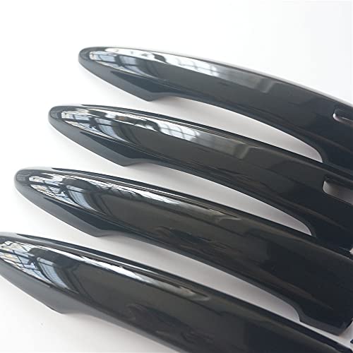 CYAuto New Set Sport Gloss Black Door Handle Cover Trim Fit for Nissan Altima 2019-2024 Sentra 2020-2024 Rogue 2021-2024 (Glossy Black) - Image 4