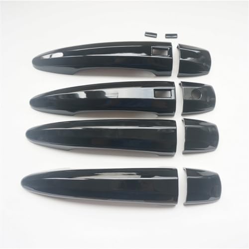 CYAuto New Set Sport Gloss Black Door Handle Cover Trim Fit for Nissan Altima 2019-2024 Sentra 2020-2024 Rogue 2021-2024 (Glossy Black) - Image 1