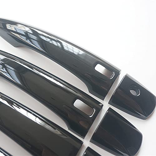 CYAuto New Set Sport Gloss Black Door Handle Cover Trim Fit for Nissan Altima 2019-2024 Sentra 2020-2024 Rogue 2021-2024 (Glossy Black) - Image 5