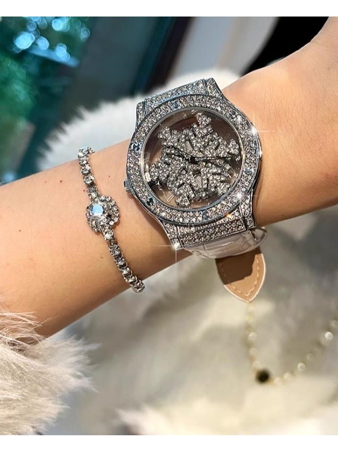 Yiming Ladies' Light Luxury Niche Starry Sky Watch - Image 5